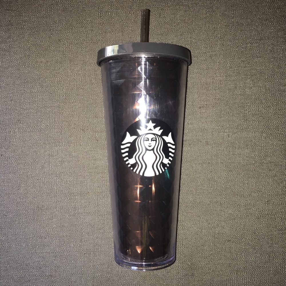 Starbucks black studded tumbler
